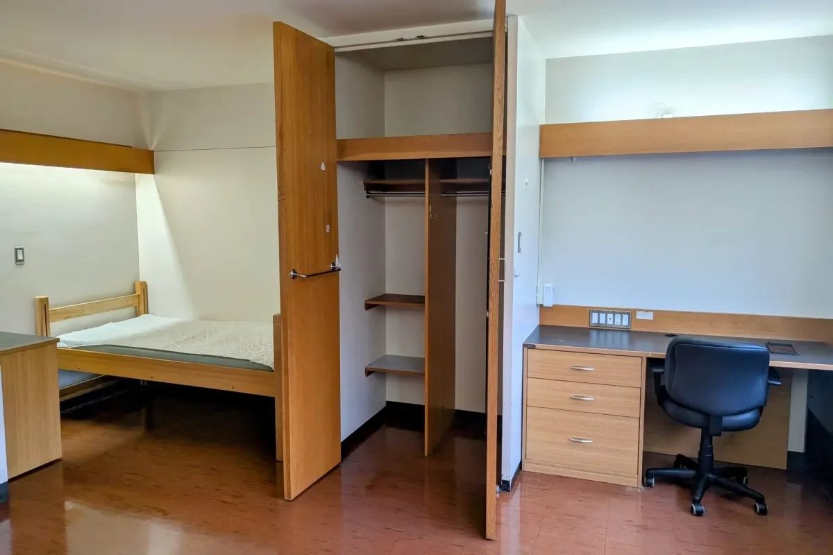New College - Wilson Hall bedroom.