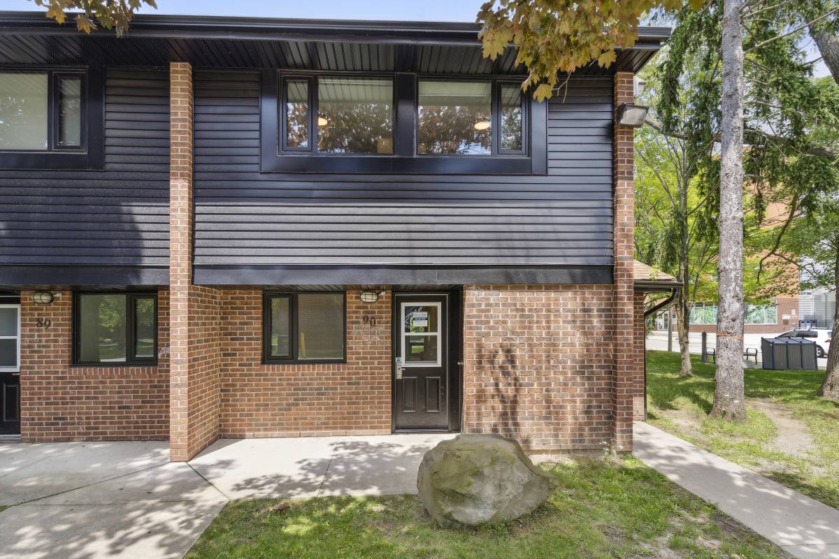 UTM townhouse exterior.
