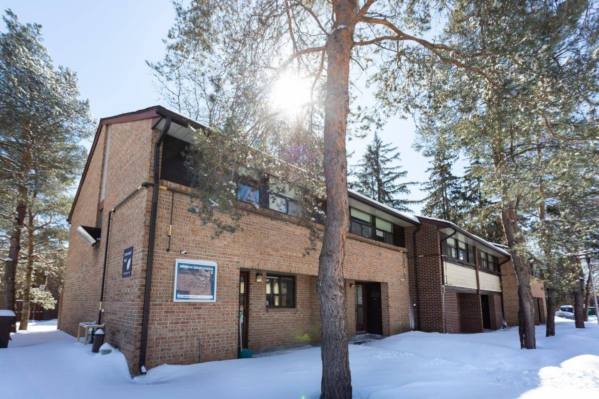 UTSC townhouses exterior.