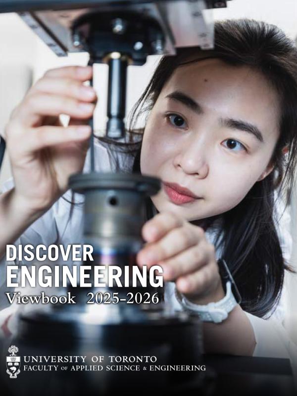 Faculty of Applied Science & Engineering viewbook cover