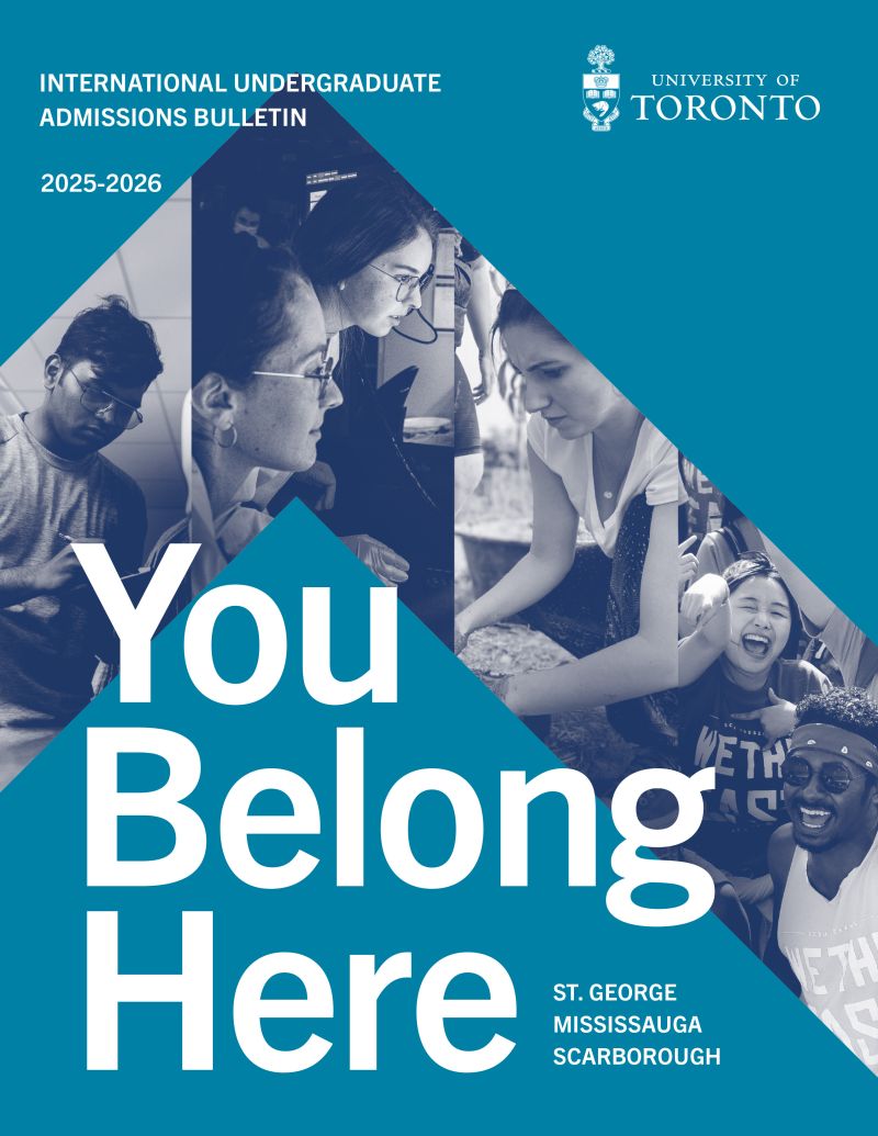 2025-26 International Undergraduate Admissions Bulletin cover