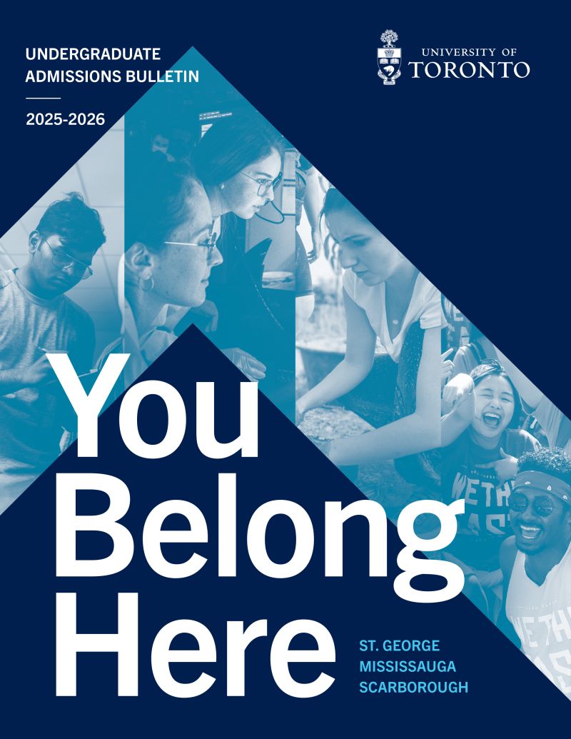 2025-26 Domestic Undergraduate Admissions Bulletin cover