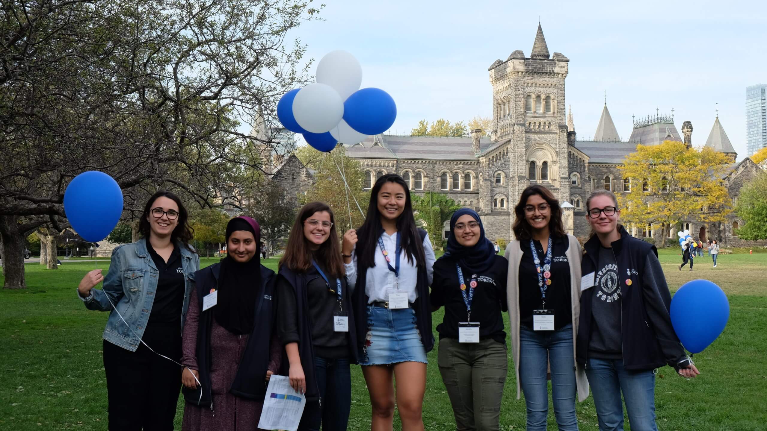 Students at Fall Campus Day on the St. George Campus at the University of Toronto